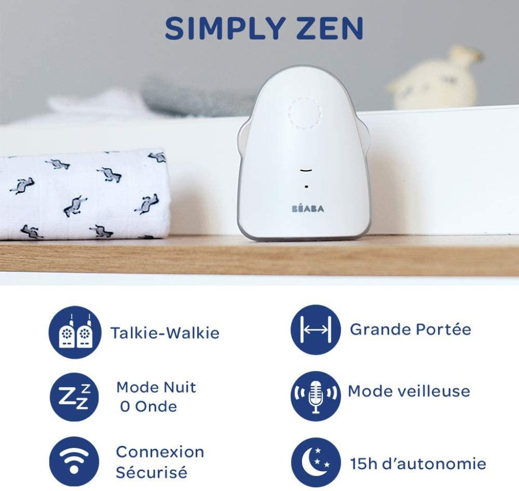 babyphone beaba simply zen audio