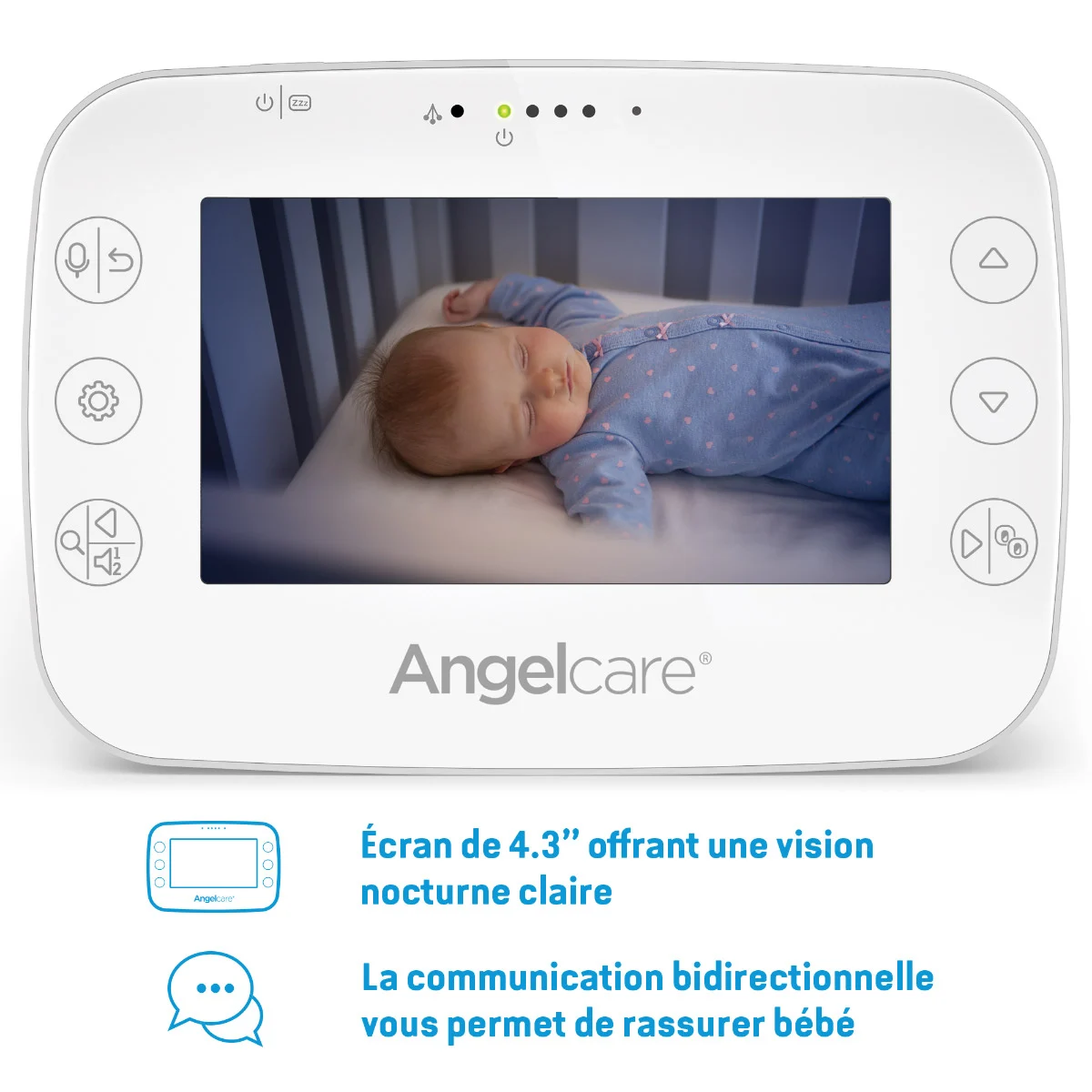 La vision nocturne du babyphone Angelcare